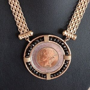 Bellezza Italian Coin Necklace